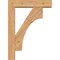 Ekena Millwork Westlake Block Smooth Bracket w/ Offset Brace, Western Red Cedar, 5 1/2"W x 22"D x 30"H BKT0604X22X30WTL05SWR - alternate 2